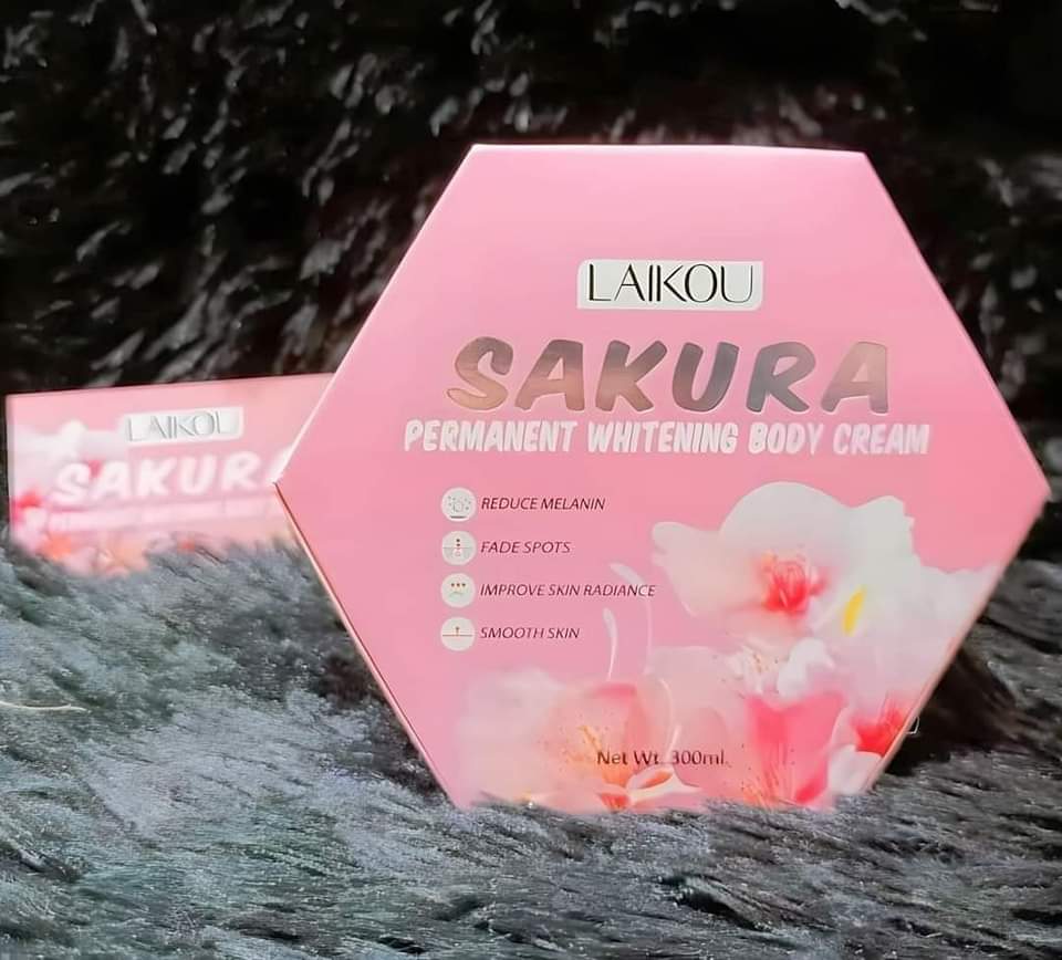 LAIKOU SAKURA PERMANENT BODY WHITENING CREAM